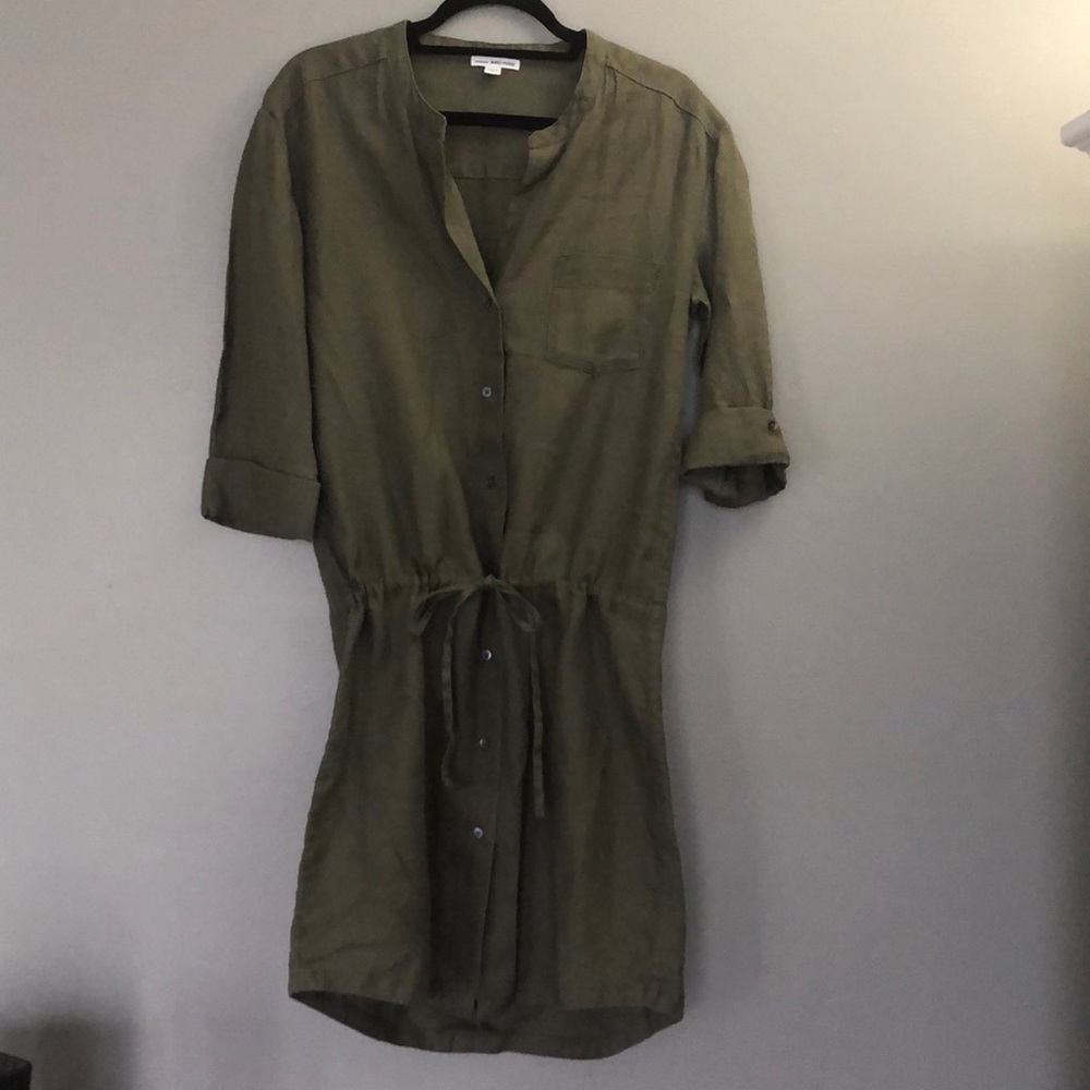 Olive Standard James Perse Dress